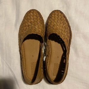 Mohinder Woven Leather Flats